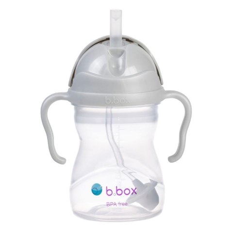 Bidon ze słomką 240ml szary BBOX