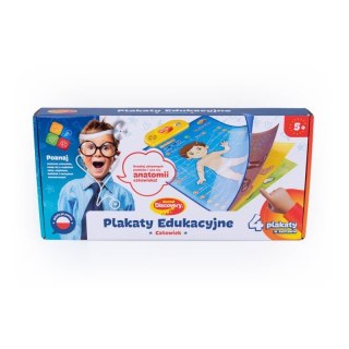 Edukacyjne plakaty człowiek DUMEL