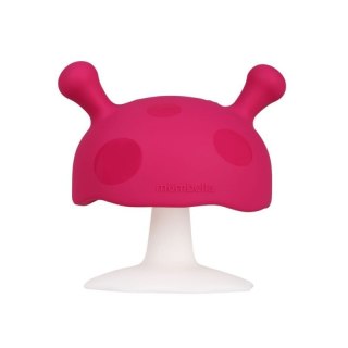 Gryzak grzybek dark pink MOMBELLA