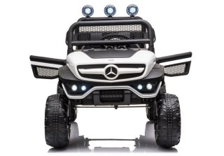Pojazd na Akumulator Mercedes Unimog S Światła LED MP3 Pilot Biały