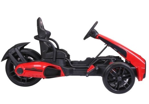 Gokart na Akumulator Dla Dzieci CH9939 Koła EVA Klakson Czerwony
