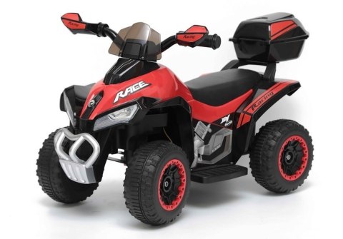Quad na Akumulator GTS1188-A Światła LED Muzyka Schowek Czerwony