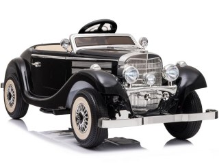 Auto Na Akumulator Mercedes 540K Klasyk Premium Światła LED MP3 Czarny