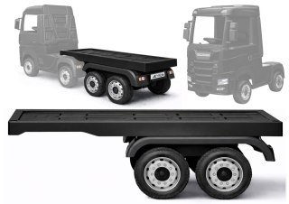 Naczepa do pojazdu HL358 Mercedes Scania Actros czarna