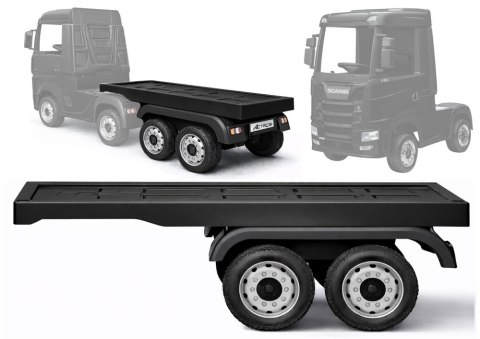 Naczepa do pojazdu HL358 Mercedes Scania Actros czarna
