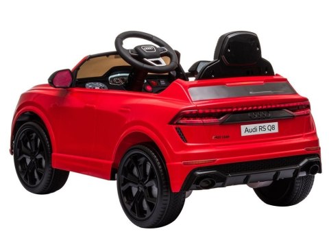 Samochód na akumulator Audi RS Q8 Światła LED MP3 Pilot Czerwony