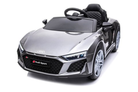 Auto Na Akumulator Audi R8 Lift A300 Światła LED Pilot Srebrne
