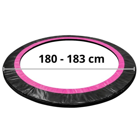 Osłona na sprężyny do Trampoliny Sport Max 6ft Czarno-Różowa