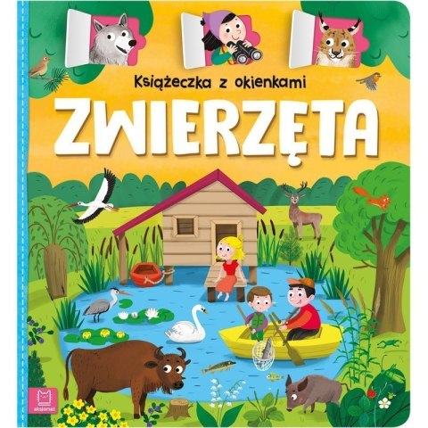 Książeczka z okienkami zwierz.