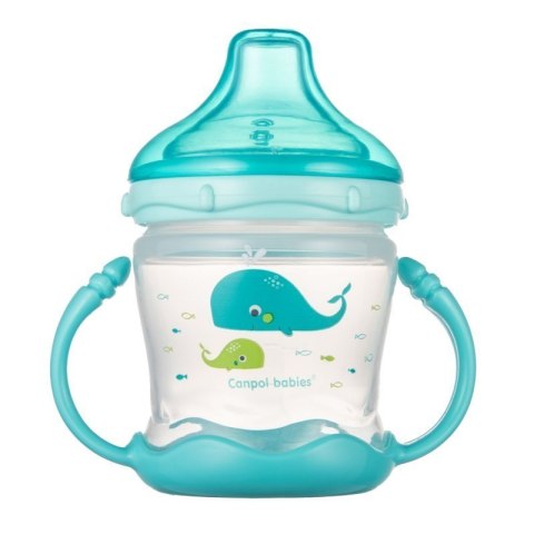 Kubek niekap.love&sea 180 niebieski CANPOL BABIES