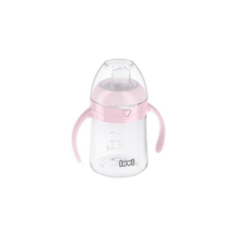 Kubek z ustnikiem 150ml pink LOVI
