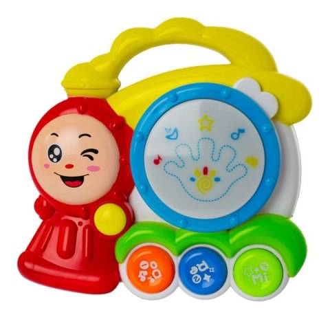 Lokomotywa bębenek 0638702 EUROBABY ZABAWKI