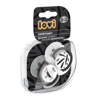 Lovi smoczek sil.0-3 salt&pepp LOVI