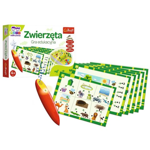 Gra edukacyjna dla dzieci Zwierzęta Magiczny ołówek Trefl 02111