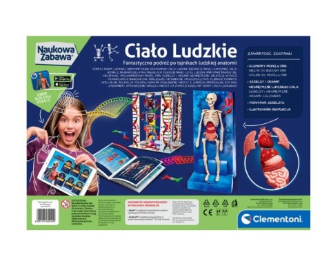 Naukowa Zabawa Ciało Ludzkie Język Polski Clementoni 60249