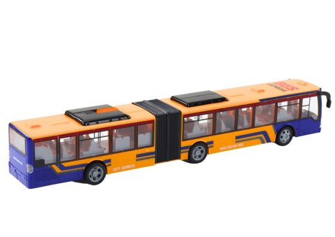 Autobus Miejski Przegubowy Zdalnie Sterowany RC Pomarańczowy