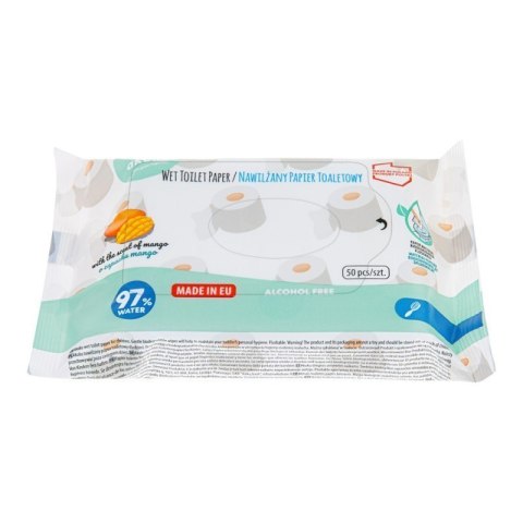 Nawilżany papier toaletowy AKUKU
