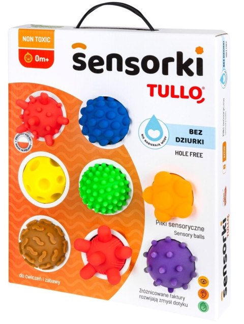 PIŁKI SENSORYCZNE 8SZT.