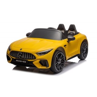 Pojazd dk-sl63 mercedes sl63 yellow EUROBABY