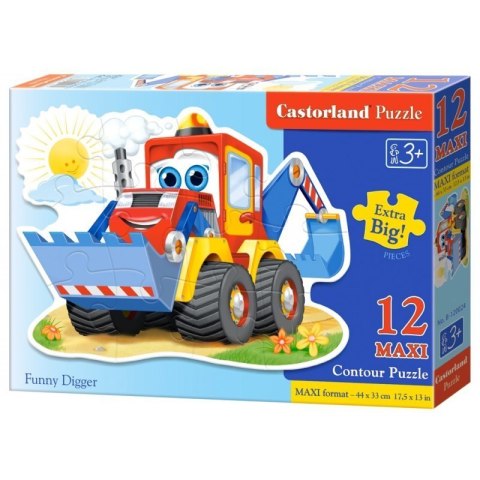 Puzzle 12 el. funny digger CASTOR