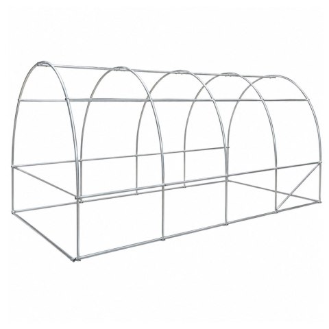 Tunel Ogrodowy Foliowy Szklarnia Na Warzywa Okna Zielony UV 4x2,5x2 M 10M²
