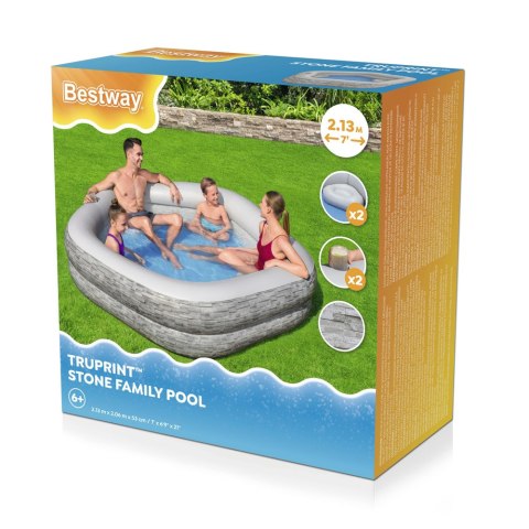 Dmuchany Basen Ogrodowy 213x 206x 53 cm Bestway 54423
