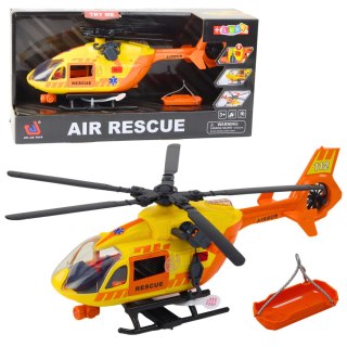 Helikopter Ratunkowy Hak Nosze Światła Dźwięki Pomarańczowy 1:12
