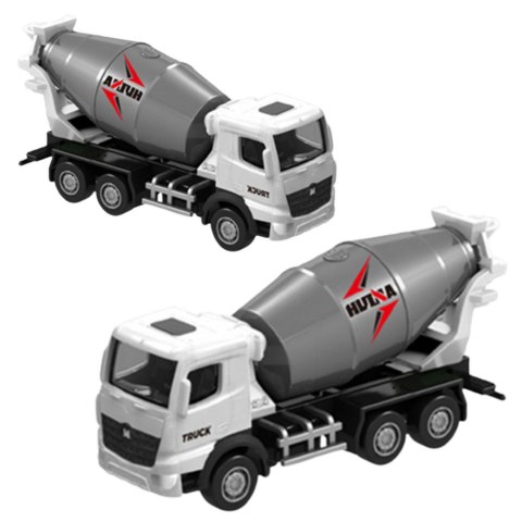 Betoniarka Metalowa Model Kolekcjonerski Huina Biała 1:80
