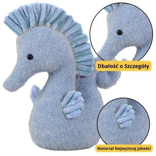Maskotka Pluszowa Przytulanka Konik Wodny Niebieski 25cm