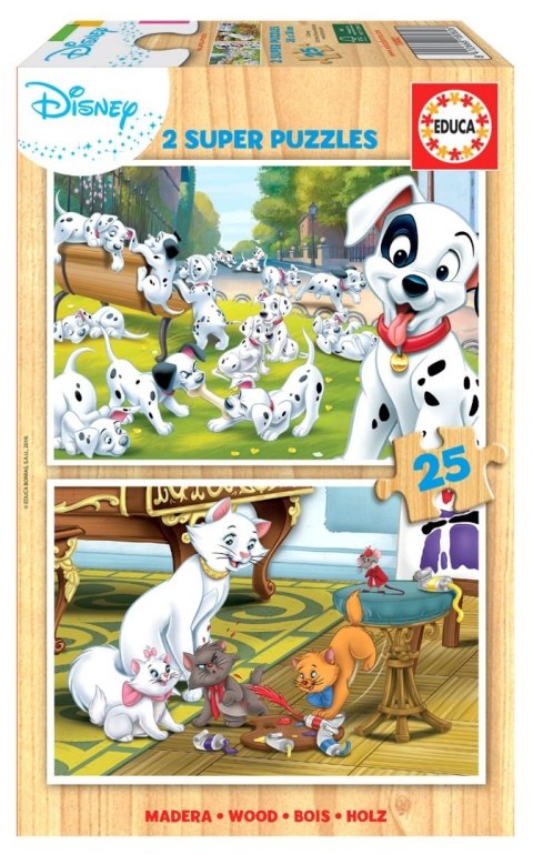 PUZZLE 2X25 DREWNO 101 DALMAT.