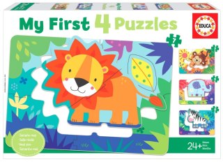 PUZZLE 5-8 DZIKIE ZWIERZĘTA