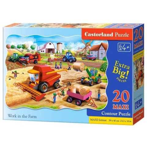 Puzzle 20el.maxi work on farm CASTOR