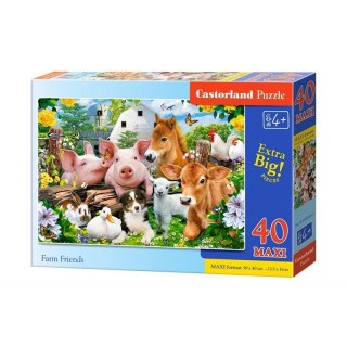 Puzzle 40el.maxi farm friends