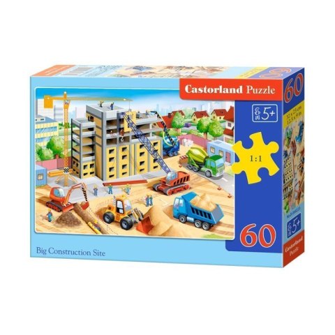 Puzzle 60el. big constr. site CASTOR