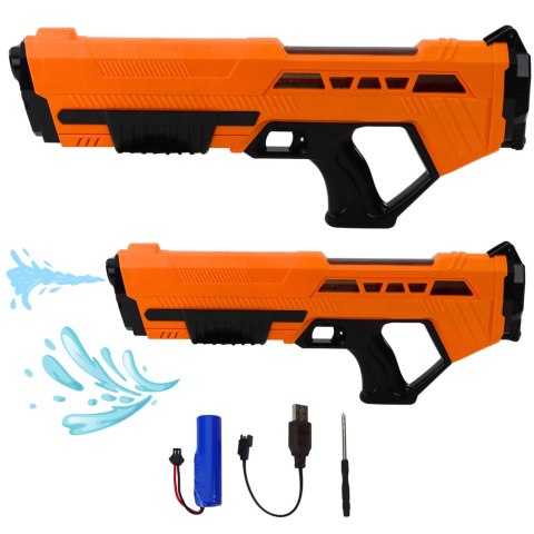 Pistolet Karabin Na Wodę Elektryczny Automatyczny Pomarańczowy