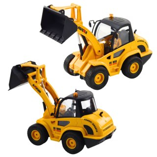 Zestaw Ładowarka Spychacz Wywrotka 1:24 Zdalnie Sterowane RC 2w1