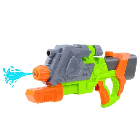 Pistolet Na Wodę Pompowany Mechanicznie Zielono-Pomarańczowy 50 cm