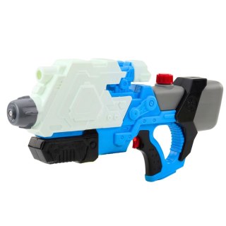 Pistolet Karabin Na Wodę Pompowany Mechanicznie Bialo-Niebieski 650ml
