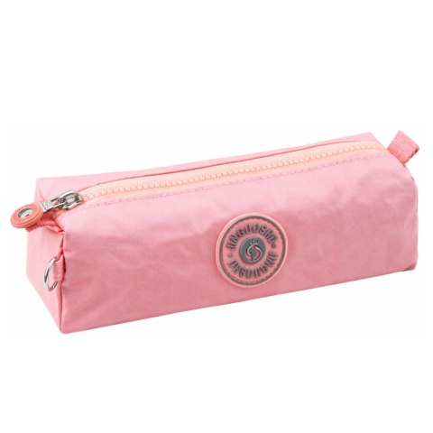 Piórnik Szkolny Organizer Jednokomorowy Różowy 21,5cm