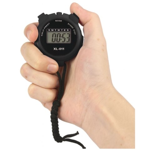 Stoper Cyfrowy LCD Elektroniczny Sportowy XL-011 Czarny