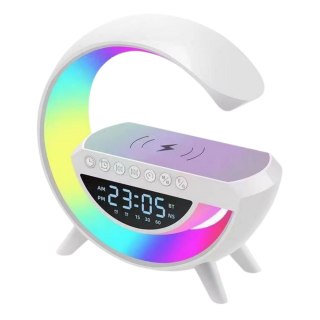Lampka Nocna Wielofunkcyjna Budzik Ładowarka Indukcyjna