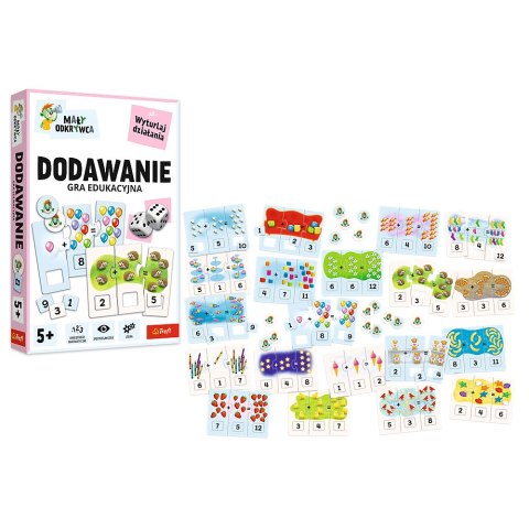 Gra dla dzieci Dodawanie Mały odkrywca Trefl 02805