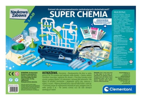 Naukowa Zabawa Super Chemia Eksperymenty Język Polski Clementoni 50805