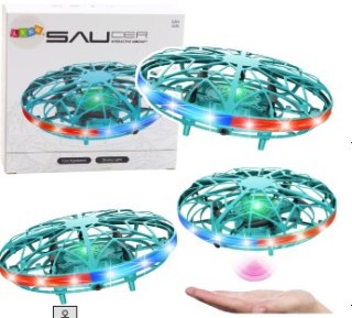 Dron UFO Sterowany Ręką RC Zielony