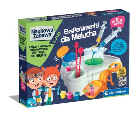 Naukowa Zabawa Eksperymenty Dla Malucha Język Polski Clementoni 50895
