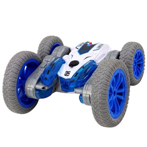 Autko Kaskaderskie Zdalnie Sterowane RC Światła Dym Drift 360° Niebieski