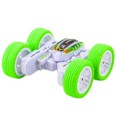 Auto Terenowe Akrobatyczne Zdalnie Sterowane 360° Zielone 1:32