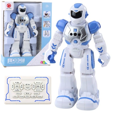 Robot Edukacyjny Zdalnie Sterowany RC Mówi Tańczy Światła Dźwięki Niebieski