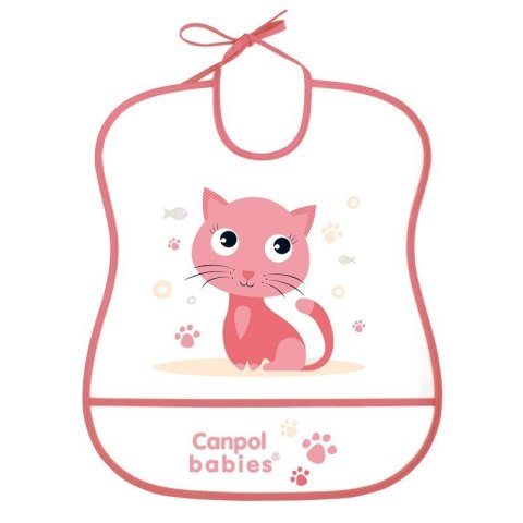 Ślinak plastikowy miękki CANPOL BABIES