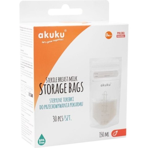 Sterylne woreczki do pok.150ml AKUKU
